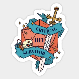 Critical Hit Survivor Sticker